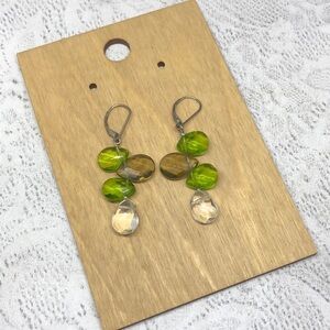 Artisan handmade sterling silver 925 boho elegant statement earrings dangle drop